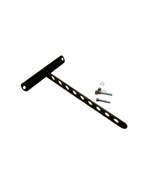 Fronthæng t/ L-gadestativ. Sort