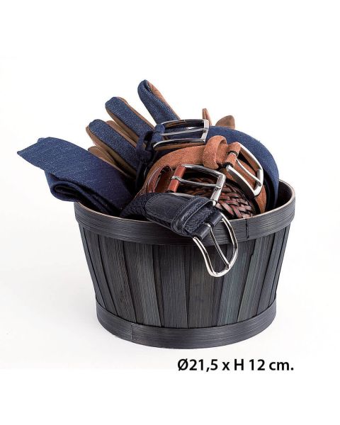 Gavekurv - Bambus Ø21,5 cm.