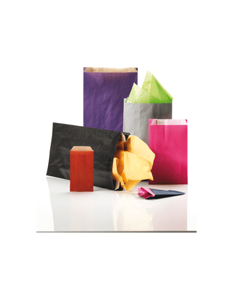 Gaveposer - H 20 cm. - 250 stk. Kraftpapir - Vælg farve