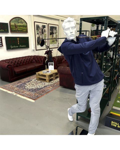 Sport herremannequin, golf - hvid