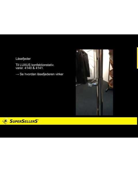 Låsefjeder t/ konfektionsstativ