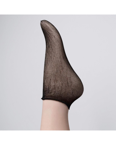 Engangsstrømper, æske med 144 stk., sort