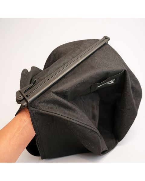 Soopl - XL bags - Kollektionspose med kuffertlukning - sort, 48 x 40 x H126 cm.