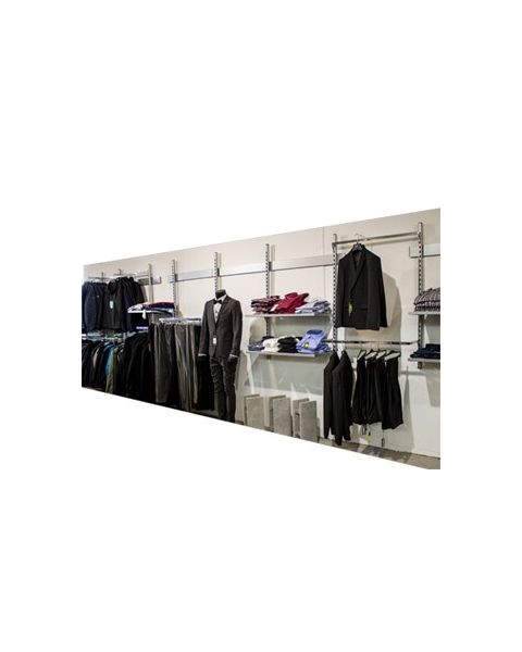 Galleriskinne MDF a 2 m.