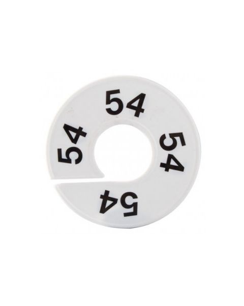 Rund størrelsesopdeler, hvid, str. Vælg størrelser