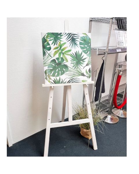 Staffeli H 145 cm.  Hvid