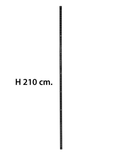 Vægskinne - Super-Skinne (sort)