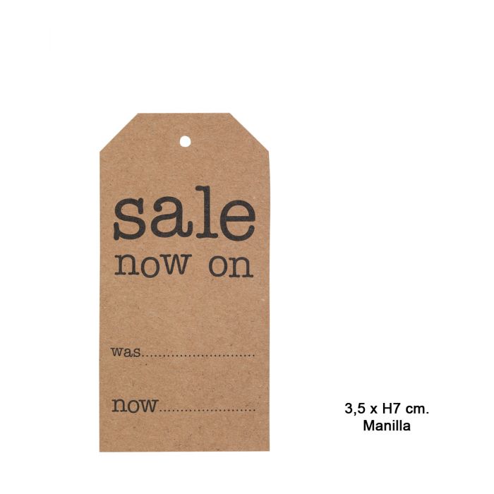 Manillamærker - Sale now on - H 7 cm.
