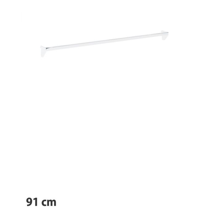 Dekostang (91,5 cm.) - t/ 12 mm. - Hvid