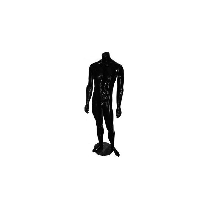 Family herremannequin - sort
Sort højglans, med rund fodplade i glas

Højde 175 cm med hals
Skulder 47 cm
Bryst 93 cm
Talje 79 cm
Hofte 98 cm