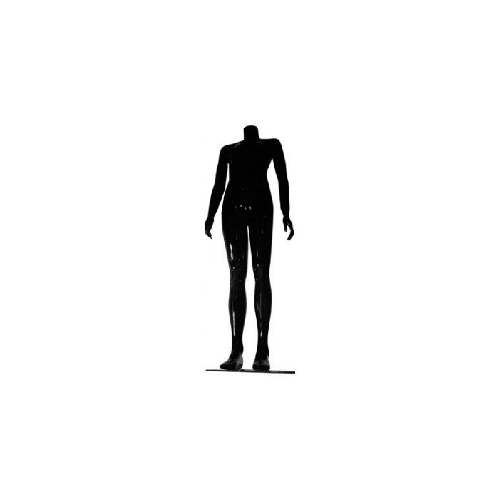 Family børnemannequin 12-14 år - sort
Sort højglans, rund fodplade i glas

Standard børnemannequin uden hoved

Højde 140 cm med hals
Skulder 42 cm
Bryst 74 cm
Talje 64 cm
Hofte 80 cm