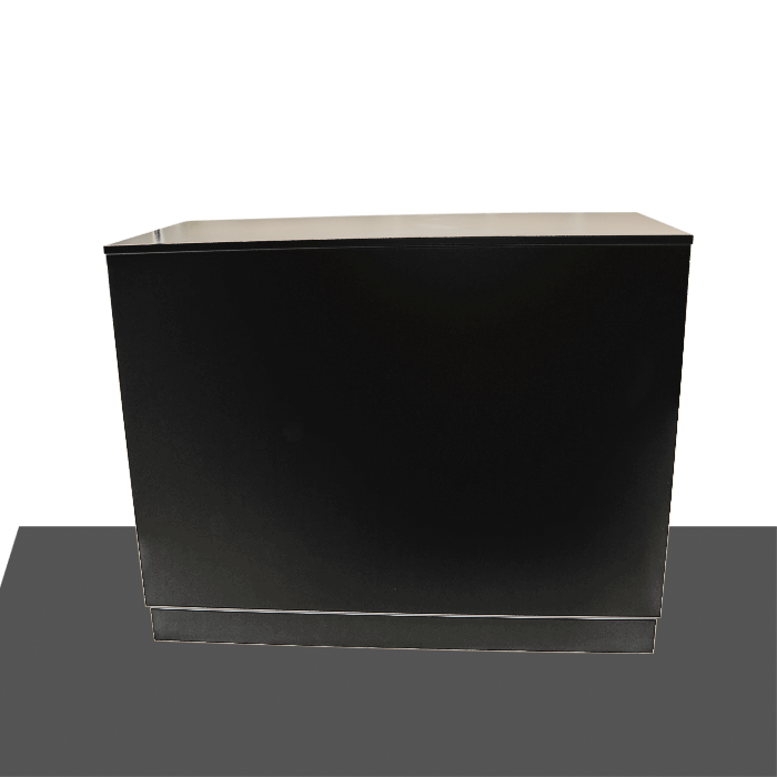 Basis Disk sort med 4 hylder. 118 x 60 x H96 cm