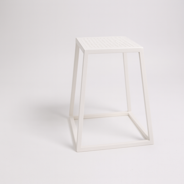 Taburet - Hvid