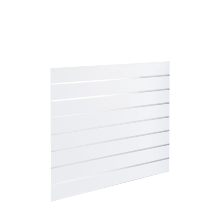 Rillepanel - 120 x 80 cm. - hvid - 10 cm. 1  stk. - Supersæt, let tekstur