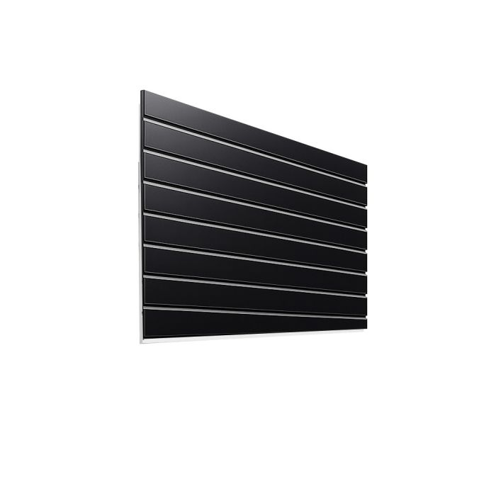 Rillepanel - 120 x 80 cm. - sort - 10 cm. 1 stk. - Supersæt, let tekstur