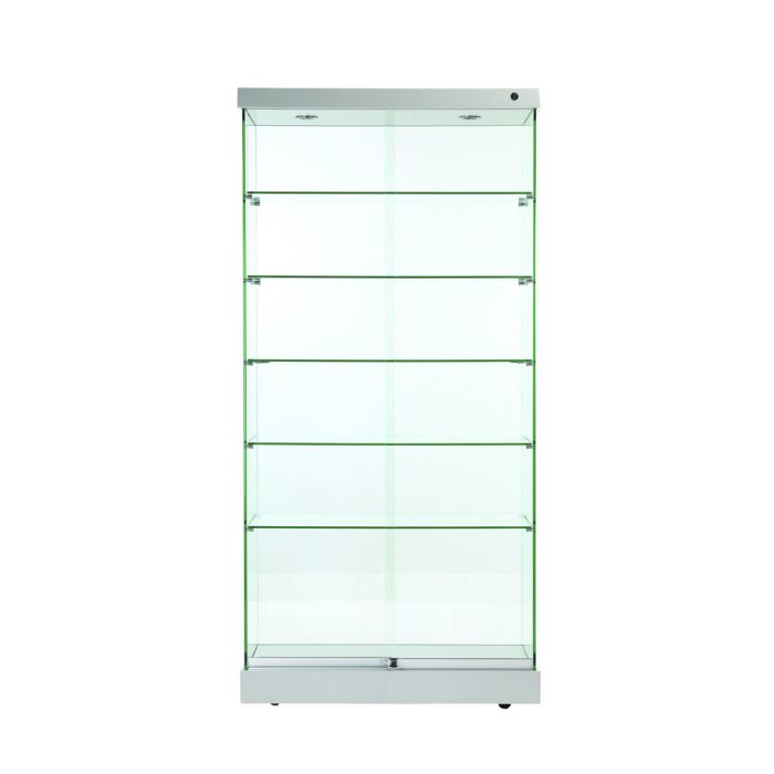 Gulvvitrine Toscana ll, 90x46xH=184 cm, Alu