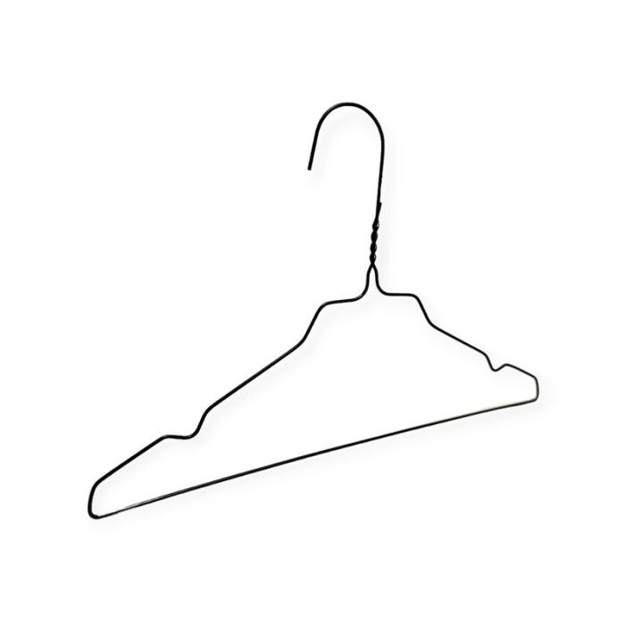 Renseribøjle, børn, med hak, sort, pk. med 500 stk, 33 cm