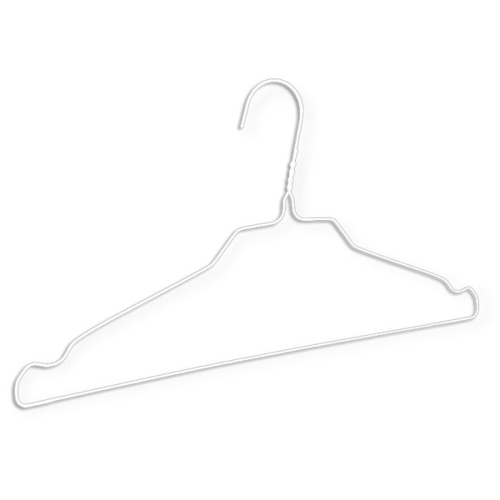 Renseribøjle, voksen, med hak, hvid, pk. med 500 stk, 40 cm