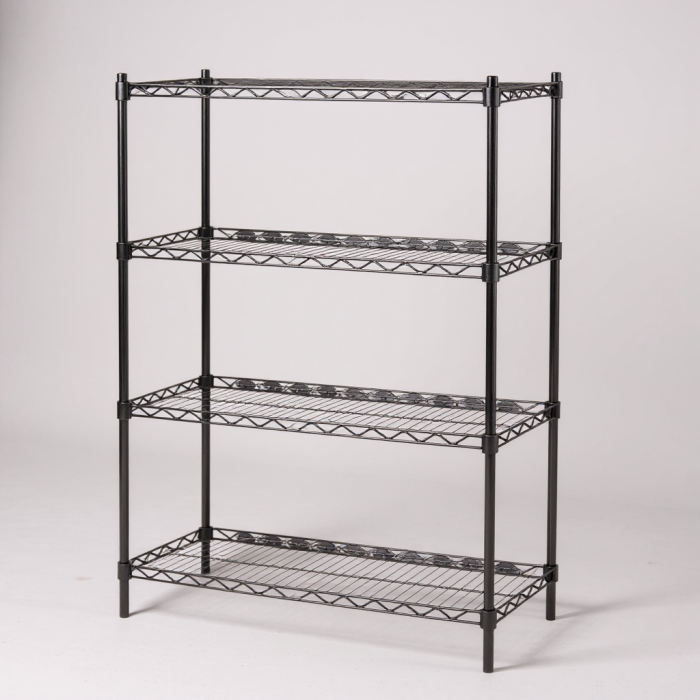 Reol - Sort, let blank  (B 91 x D 36 x H 160 cm.) - TUBO