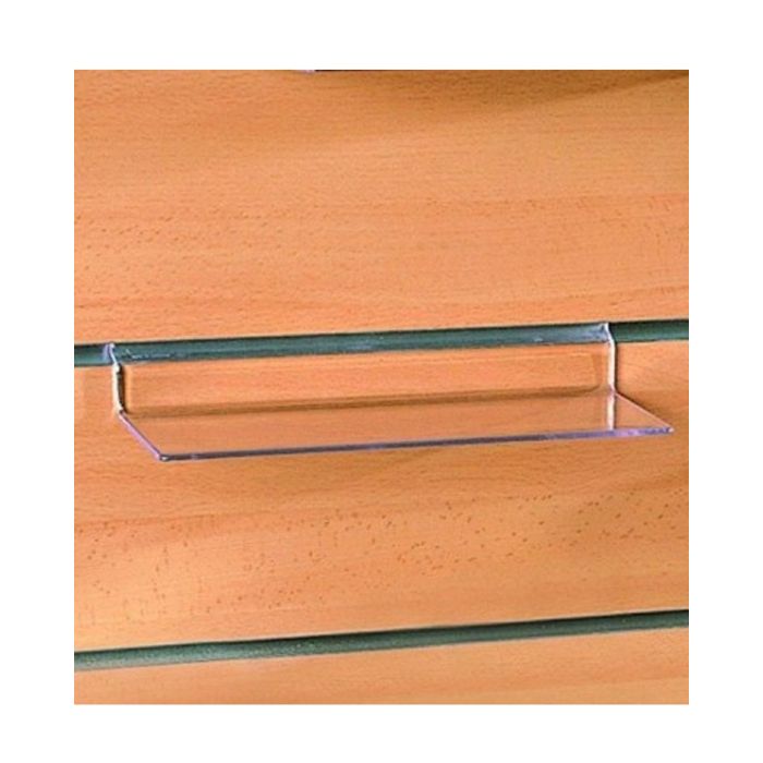 Skohylde / display (24,8 x 2 x 10,5 cm.) t/ rillepanel