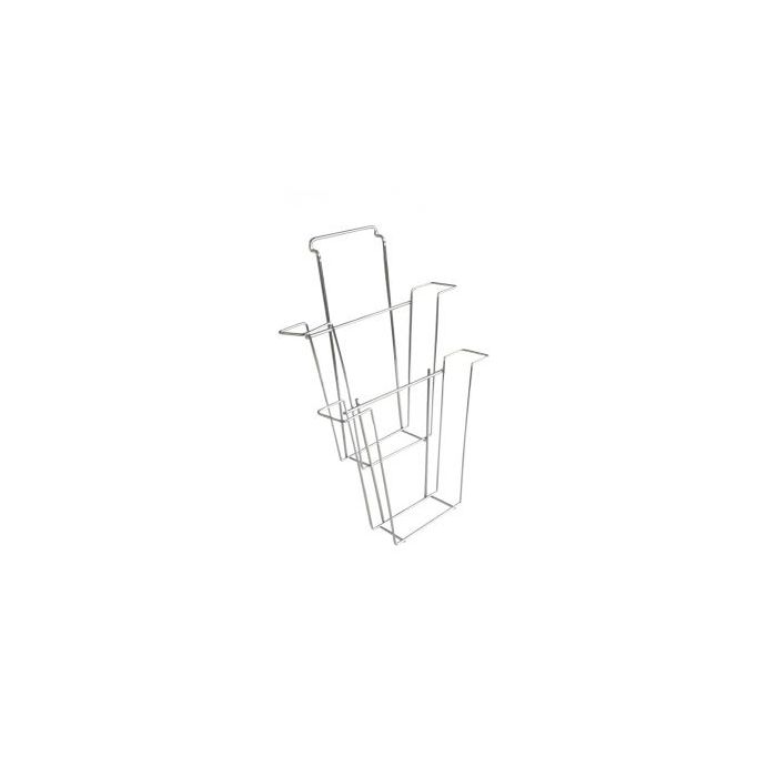 brosjyreholder 2xA4 - til rillepanel