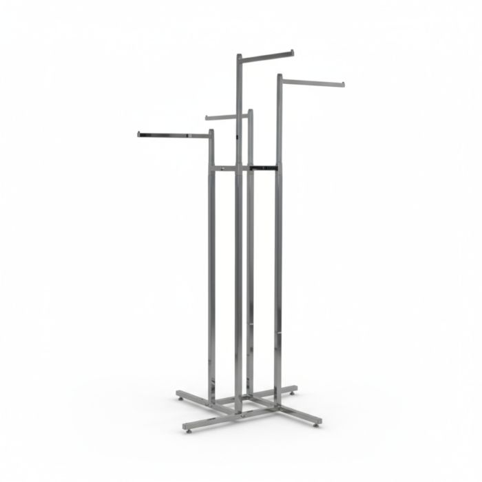 Joystativ - B-MT model, børstet satin - Gulvstativ med 4 arme