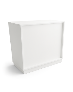 Frame-disk. Bred modul, hvid. B110