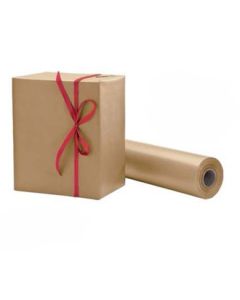 Gavepapir -Ensfarvet Brun/natur 