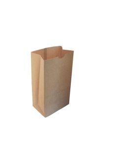 Papirpose. H 24,5 cm. 250 stk. M/ klodsbund, natur