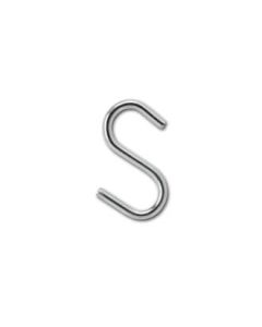S-krog - H 2,5 cm - 50 stk. 