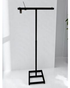 Vareprøve - T-Display sort, justerbar højde110-190 cm brugbar B58 cm