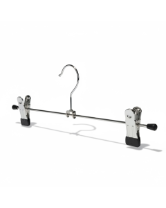 Klemmebøjle metal (B 30 cm.) - 100 stk. Sort. Buksebøjle