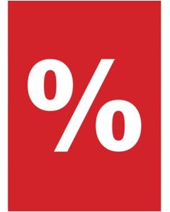 Plakat - Procent % - 50 x 70 cm