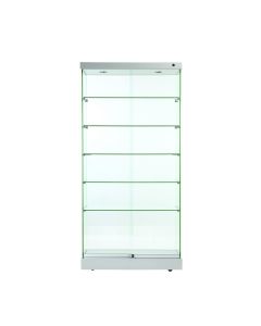 Gulvvitrine Toscana ll, 90x46xH=184 cm, Alu