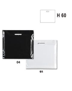 Plastpose - Ekstra stor 70 x H 70 cm.  Sort eller hvid
