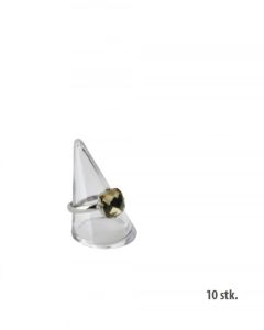 Ring display - Klar akryl - H 4 cm.