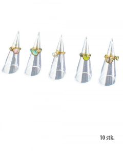 Ring display - Klar akryl - H 7 cm.
