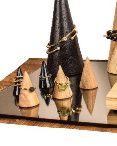 Ring display - 3 stk. - natur