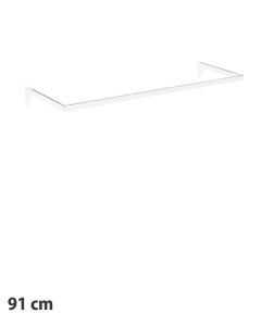 U-bøjlestang (91 cm) t/ 12 mm. - Hvid
