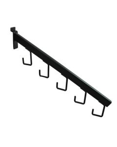 Taskearm t/ rillepanel - sort