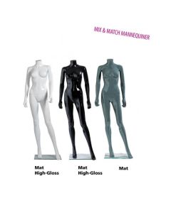 Damemannequin - Classic  H177 cm.  - (Mix and Match serien). Vælg farve