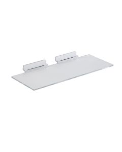 Skohylde / display (25 x 10 cm.) t/ rillepanel