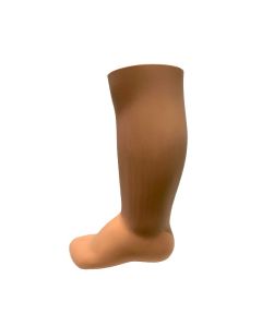 Strømpeben. Barn/baby. Nude plast, H 19 cm.