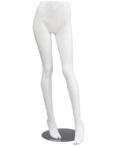 Dametorso, ben - sort. Metal fodplade. Mannequin underdel. Hoftevrid