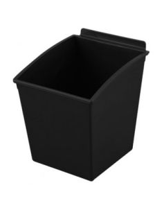 Plastboks, sort 14 x 17 x H19,1 cm. - t/ rillepanel