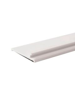 Vareskubber, forkant, hvid uden front. 1 mtr. Magnetskinne. 