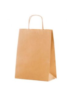 Naturfarvet papirposer H41 cm - 250 stk. 