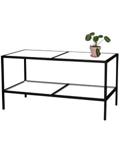 Luton 2 - Sort stel - Salgs- / oplægsbord. 160 x 80 x H84 cm. Vælg bordplade