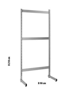 L-Gondol - H 217,5 x B 97 cm. Framework - Vælg farve