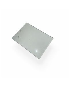 Fodplade i glas 30 x 42,5. Hul 12 mm. U/ spyd